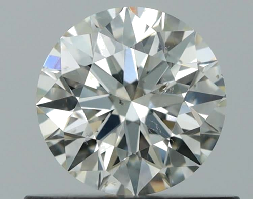 0.54 carat K-SI1 Excellent cut Natūralus Round Deimantas (1)