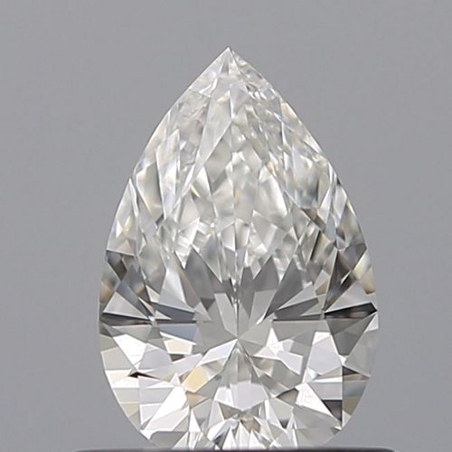 0.53 carat F-VVS1 Natūralus Pear Deimantas (1)