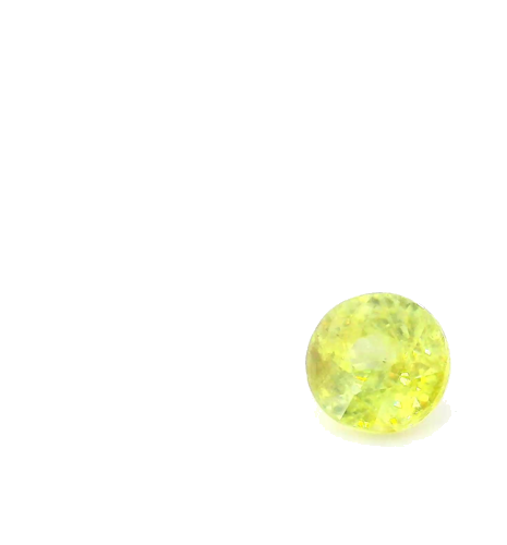 0.55 carat YELLOW Round Sphene (1)
