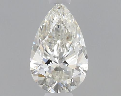 0.5 carat I-SI1 Natūralus Pear Deimantas (1)