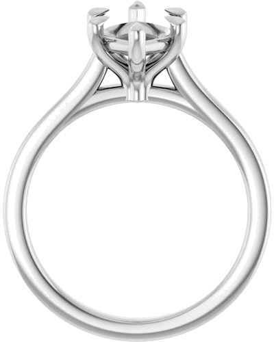 Sužadėtuvių Žiedas „Claw-Prong“ 14k white gold Marquise 13mm x 6.5mm (2)