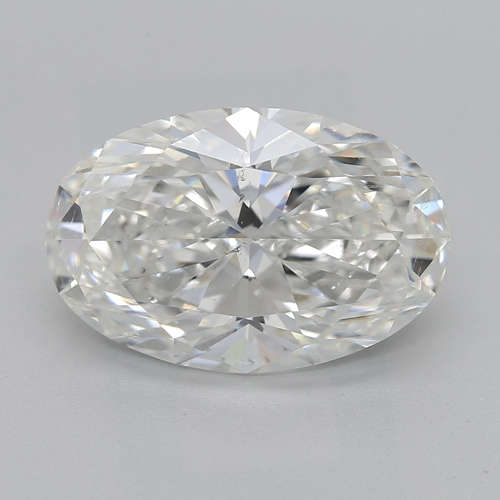 3.21 carat G-SI2 Natūralus Oval Deimantas (1)