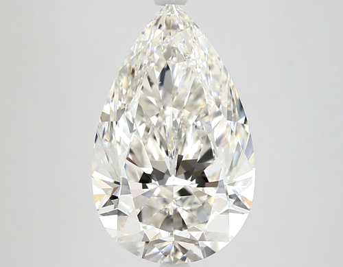 4.02 carat H-VS1 Natūralus Pear Deimantas (1)