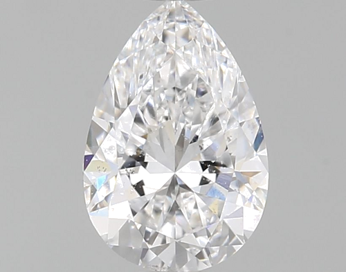 0.8 carat D-SI2 Natūralus Pear Deimantas (1)