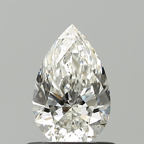 0.6 carat G-SI2 Natūralus Pear Deimantas (1)