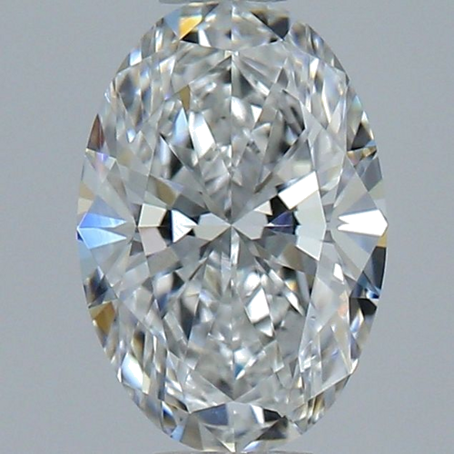0.52 carat E-VS2 Natūralus Oval Deimantas (1)