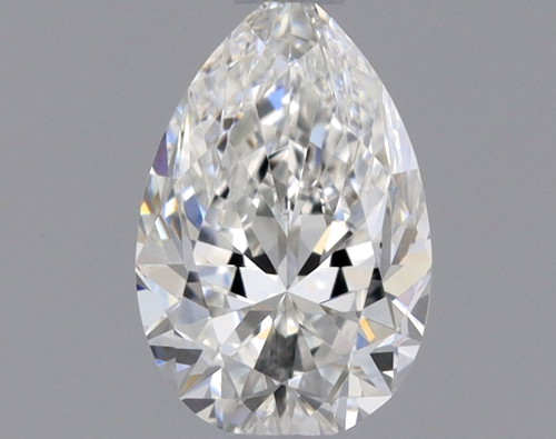 0.31 carat F-VVS2 Natūralus Pear Deimantas (1)