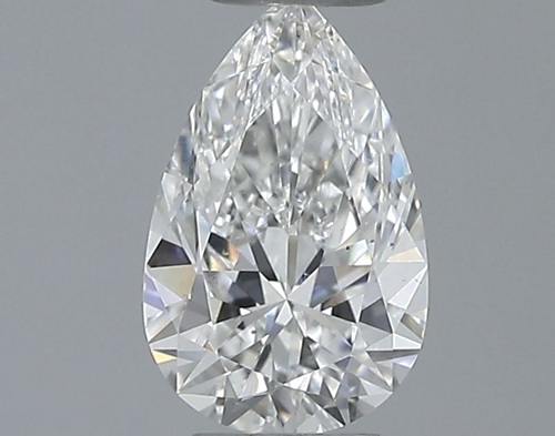 0.61 carat F-SI1 Natūralus Pear Deimantas (1)