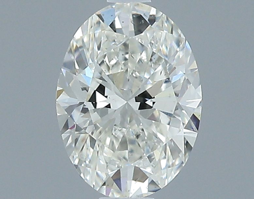 0.37 carat I-SI1 Natūralus Oval Deimantas (1)