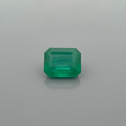3.68 carat GREEN STEP cut Octagonal Smaragdas (1)