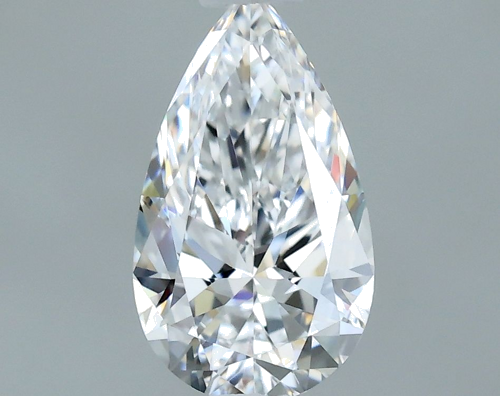 0.5 carat D-VVS1 Natūralus Pear Deimantas (1)