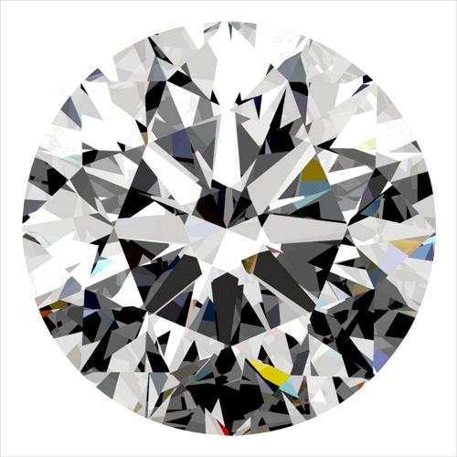 0.3 carat D-VS2 Excellent cut Natūralus Round Deimantas (1)