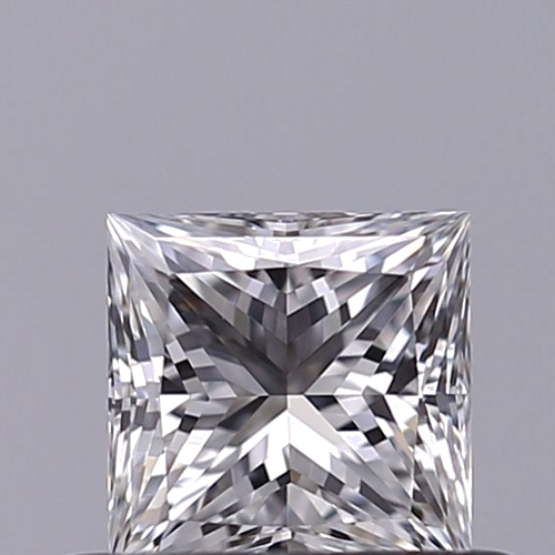 0.45 carat D-IF Natūralus Princess Deimantas (1)