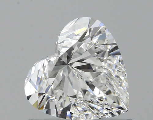 0.7 carat E-VS1 Natūralus Heart Deimantas (1)