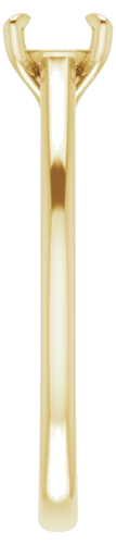 Sužadėtuvių Žiedas „Claw-Prong Solitaire“ 10k yellow gold Round 5.2mm (4)