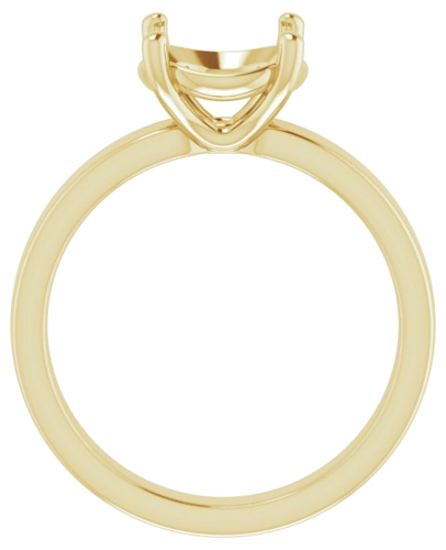Sužadėtuvių Žiedas „Solitaire“ 14k yellow gold Round 8.8mm (2)
