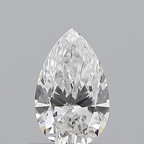 0.56 carat E-VVS2 Natūralus Pear Deimantas (1)