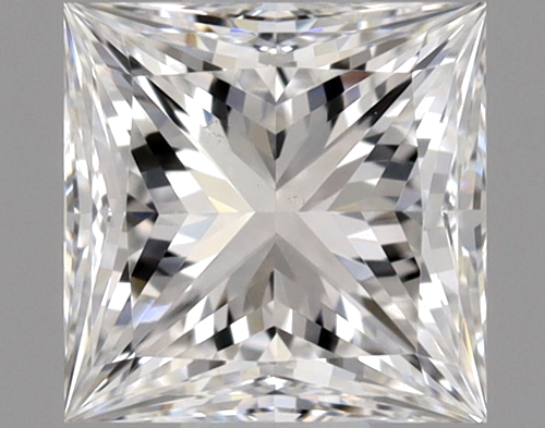 0.5 carat E-VS2 Natūralus Princess Deimantas (1)