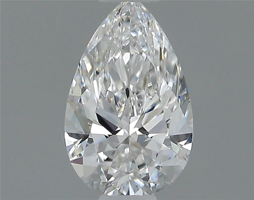 0.3 carat E-VVS1 Natūralus Pear Deimantas (1)