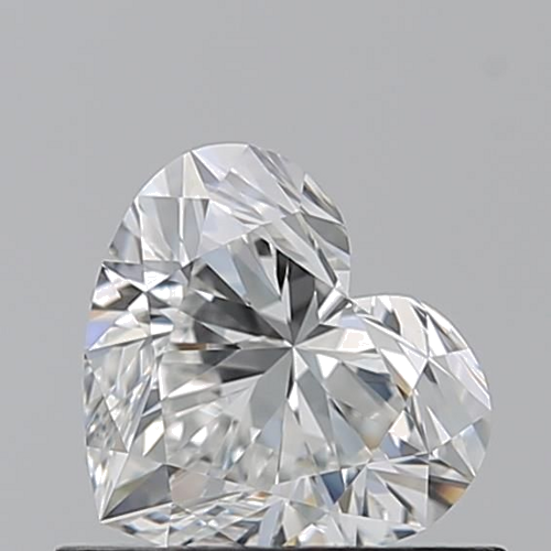 0.61 carat F-VVS1 Natūralus Heart Deimantas (1)