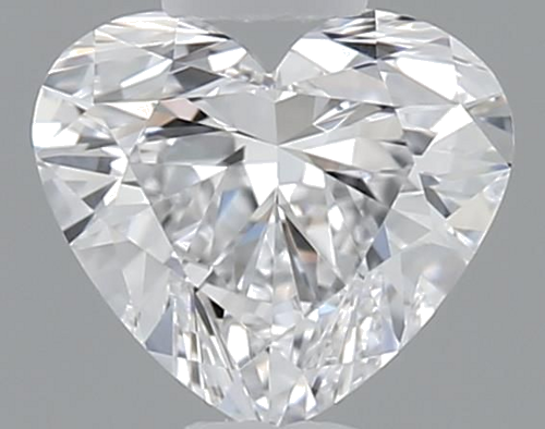 0.32 carat D-VVS1 Natūralus Heart Deimantas (1)