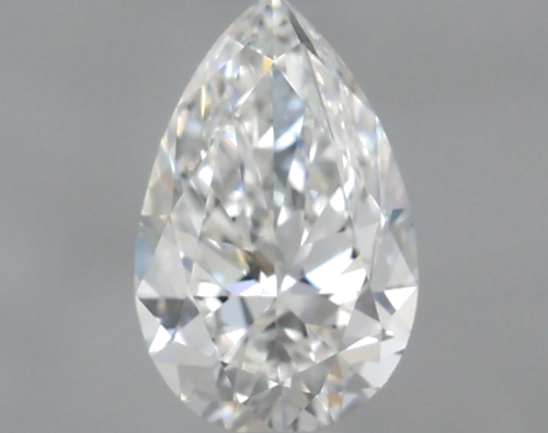 0.3 carat F-VVS1 Natūralus Pear Deimantas (1)