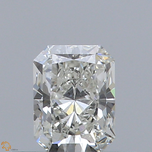 0.4 carat I-VVS2 Natūralus Radiant Deimantas (1)