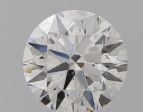 0.51 carat E-SI2 Excellent cut Natūralus Round Deimantas (1)