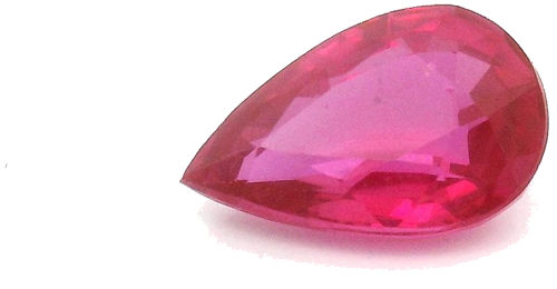 0.53 carat RED Pear Rubinas (1)