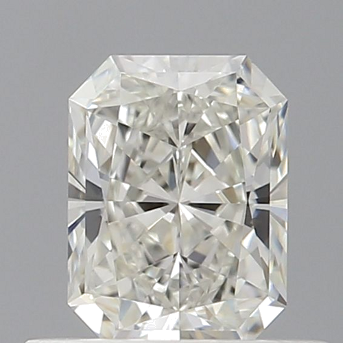 0.57 carat I-VVS2 Natūralus Radiant Deimantas (1)