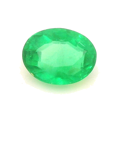 0.3 carat GREEN Oval Smaragdas (1)