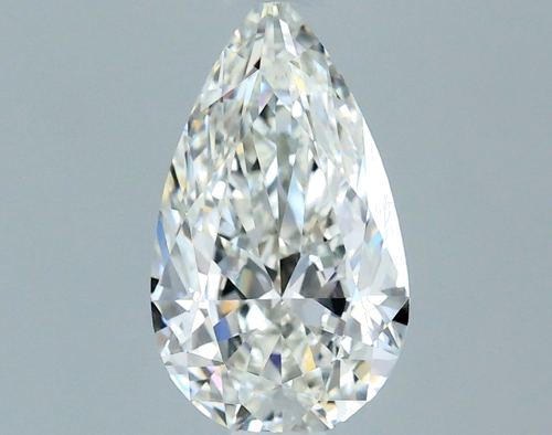 0.54 carat H-IF Natūralus Pear Deimantas (1)