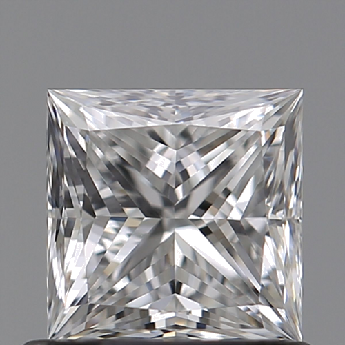 0.71 carat E-VVS2 Natūralus Princess Deimantas (1)