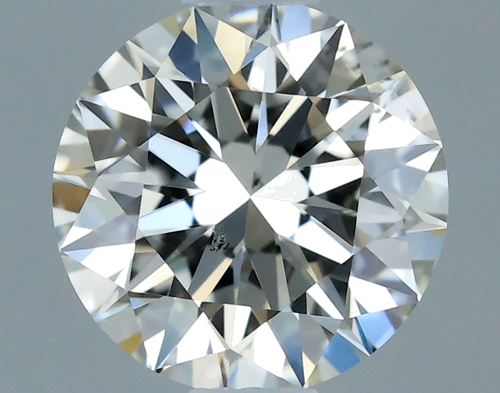 0.5 carat I-SI1 Excellent cut Natūralus Round Deimantas (1)