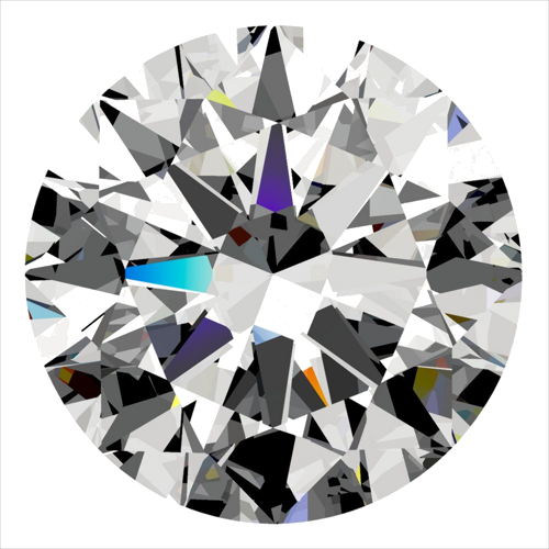 0.3 carat F-VS2 Very Good cut Natūralus Round Deimantas (1)