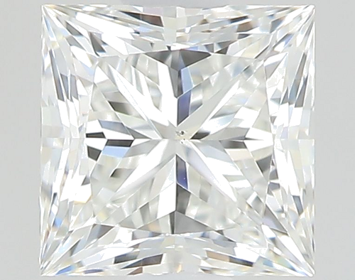 0.59 carat H-SI1 Natūralus Princess Deimantas (1)