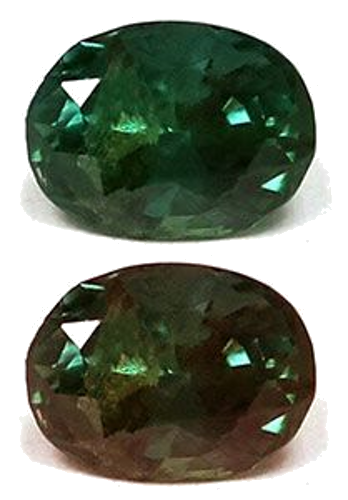 0.45 carat GREEN Oval Alexandrite (1)