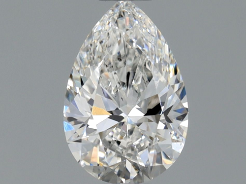 0.5 carat F-SI1 Natūralus Pear Deimantas (1)