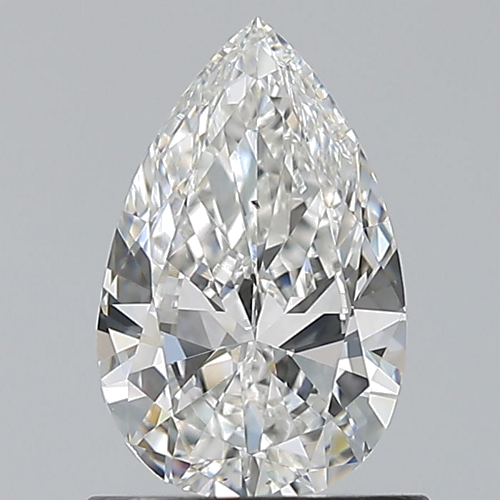 0.8 carat F-VS2 Natūralus Pear Deimantas (1)