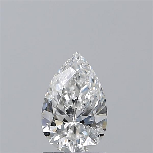 1.01 carat F-SI2 Natūralus Pear Deimantas (1)