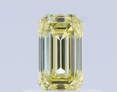 0.51 carat Fancy Intense  Yellow-VVS2 Natūralus Emerald Deimantas (1)