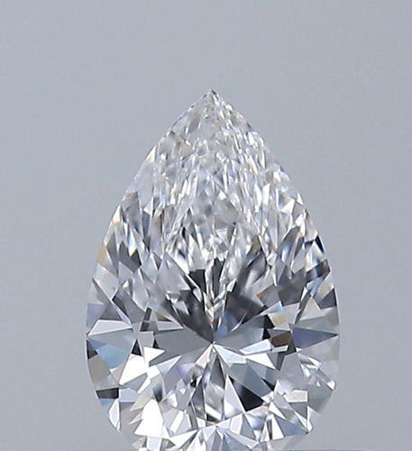 0.4 carat D-VVS2 Natūralus Pear Deimantas (1)