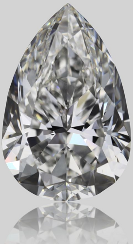 1.51 carat F-VS1 Natūralus Pear Deimantas (1)