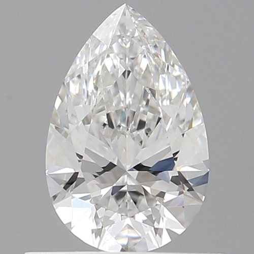 0.61 carat E-VVS2 Natūralus Pear Deimantas (1)
