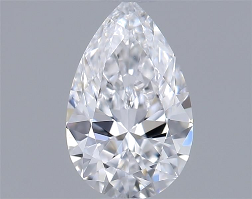0.35 carat D-VS1 Natūralus Pear Deimantas (1)