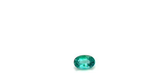 0.52 carat GREEN Oval Smaragdas (1)