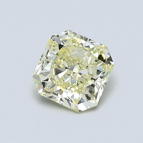 0.77 carat Light Yellow-VS1 Natūralus Radiant Deimantas (1)