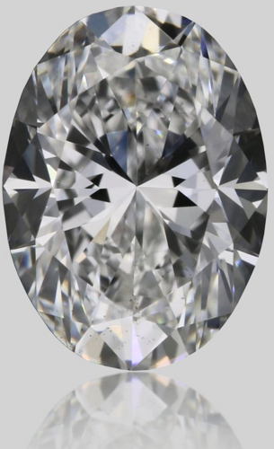 0.5 carat F-VS2 Natūralus Oval Deimantas (1)