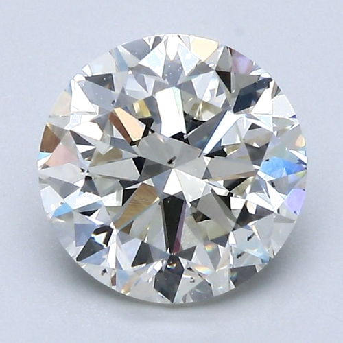 2.21 carat H-SI1 GD cut Natūralus Round Deimantas (1)