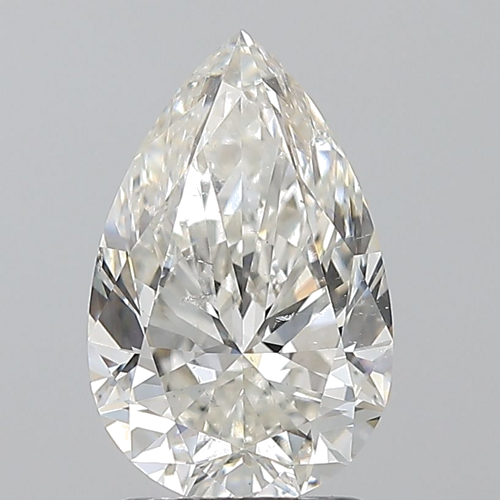 2.01 carat I-SI2 Natūralus Pear Deimantas (1)